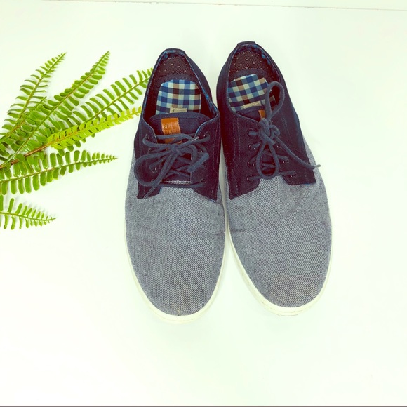 Ben Sherman Other - Ben Sherman Two Tone Blue Canvas Sneakers